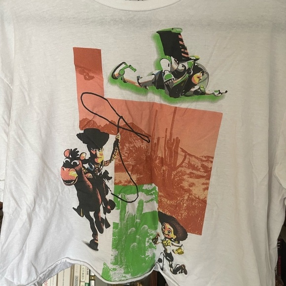 Disney Toy Story cropped tee sz xxl - Picture 2 of 6